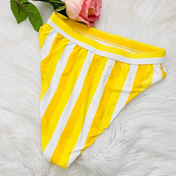 NEW | Dippin' Daisy’s High Rise Striped Bikini Bottom - Picture 2 of 4